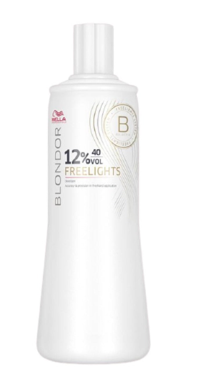 Wella Blondor Freelights Developer 12% 40vol 1000ml - Salon Warehouse