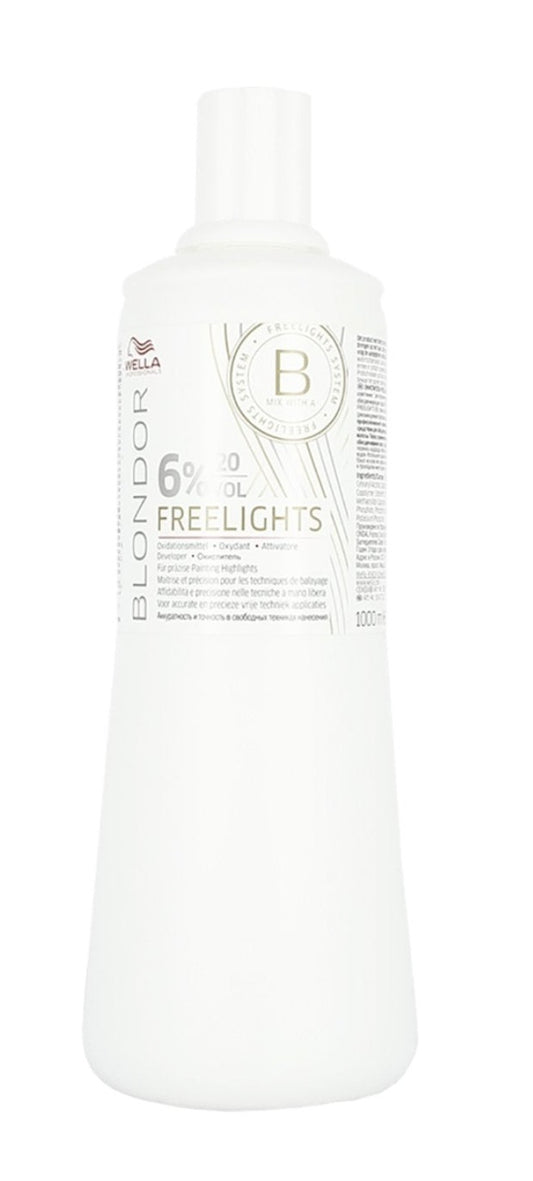 Wella Blondor Freelights Developer 6% 20vol 1000ml - Salon Warehouse