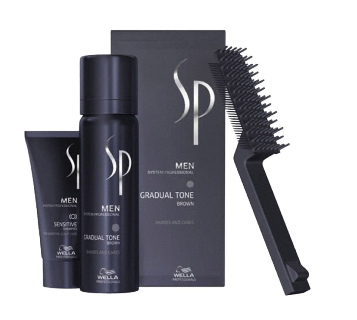 Wella SP Men Gradual Tone Brown Kit 60g+30ml - Salon Warehouse