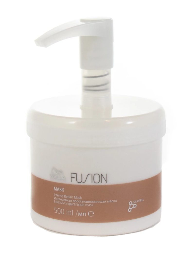 Wella Fusion Intense Repair Mask 500ml With Pump - Salon Warehouse