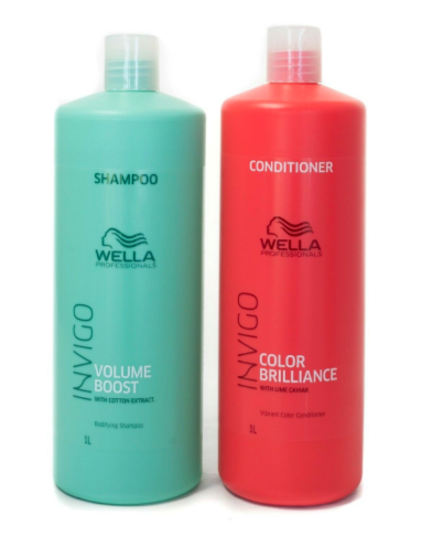 Wella Invigo Bodifying Shampoo & Vibrant Color Conditioner 1 Litre Duo - Salon Warehouse