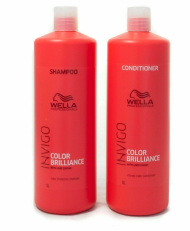 Wella Invigo Brilliance Color Shampoo And Conditioner Duo 1 Litres - Salon Warehouse