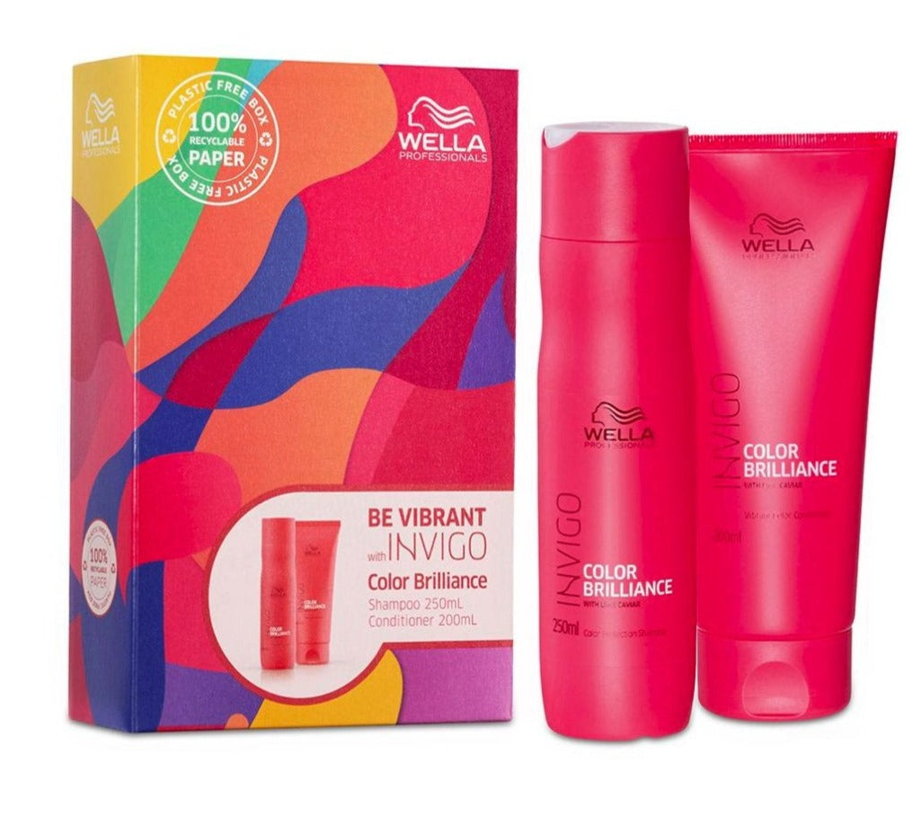 Wella Invigo Colour Brilliance Duo Gift Pack - Salon Warehouse