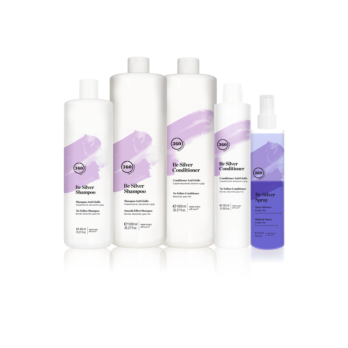 360 Hair Be Silver Shampoo - 450ml