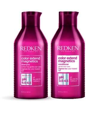 Redken Color Extend Magnetics Shampoo and Conditioner 500ml Bundle - Salon Warehouse