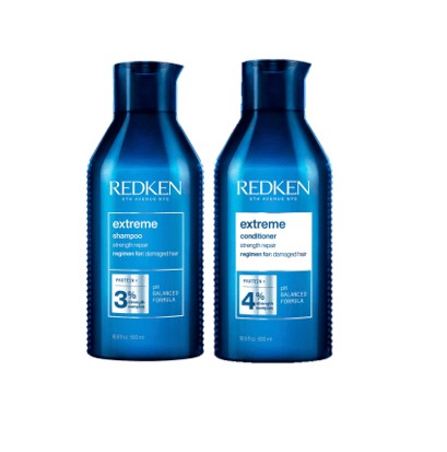 Redken Extreme Strengthening Shampoo and Conditioner 500ml Bundle - Salon Warehouse