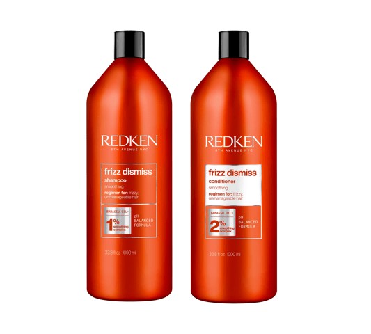 Redken Frizz Dismiss 1L Shampoo and Conditioner Bundle - Salon Warehouse