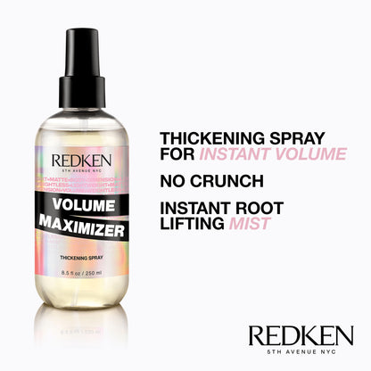 Redken Volume Maximizer Thickening Spray 250ml - Salon Warehouse