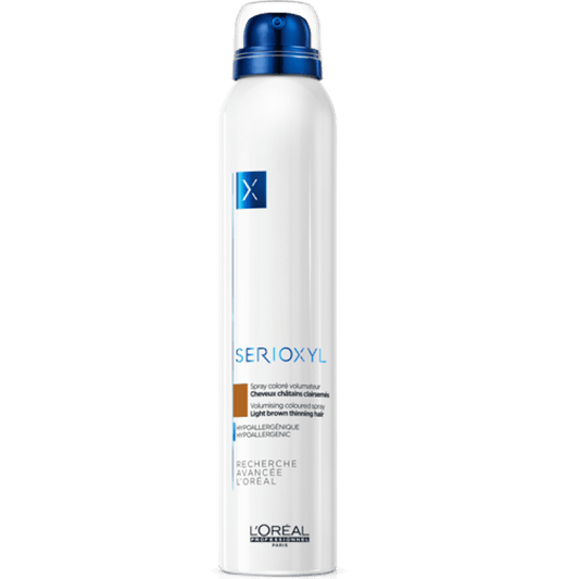L'Oréal Professionnel Serioxyl Volumising Coloured Spray Light Brown Thinning Hair 200ml