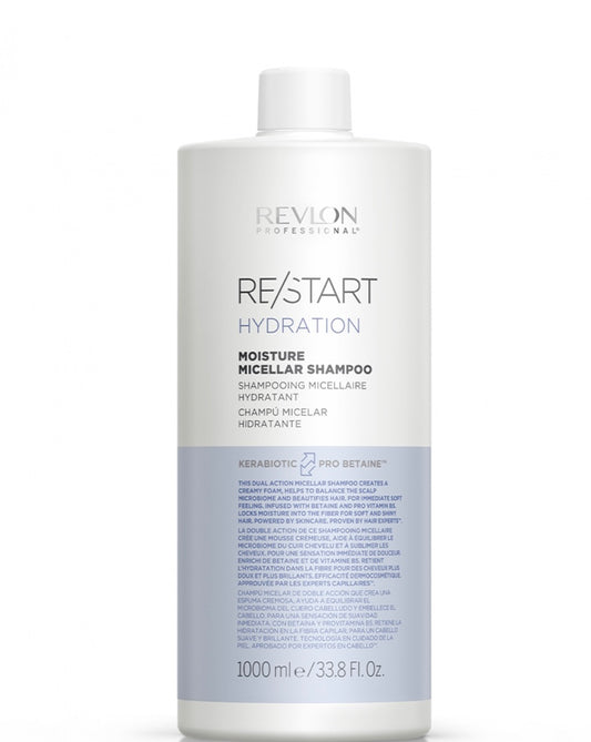 Revlon Re/Start Hydration Moisture Micellar Shampoo 1000ml - Salon Warehouse