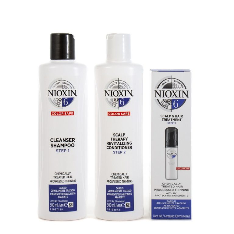 Nioxin System 6 Shampoo 300ml  Conditioner 300ml  Treatment 100ml - Salon Warehouse