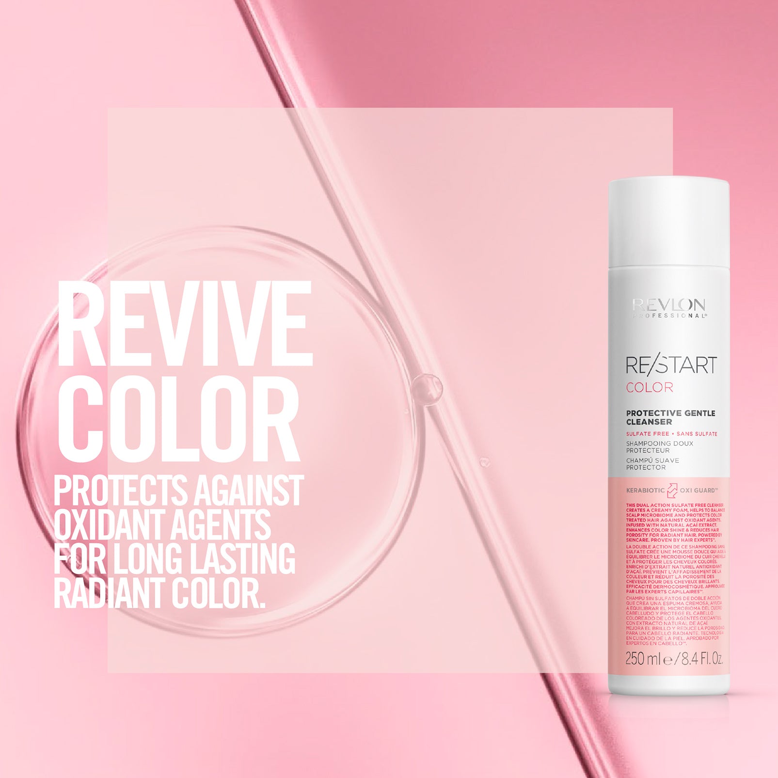 Revlon Re/Start Color Protective Gentle Cleanser 250ml - Salon Warehouse