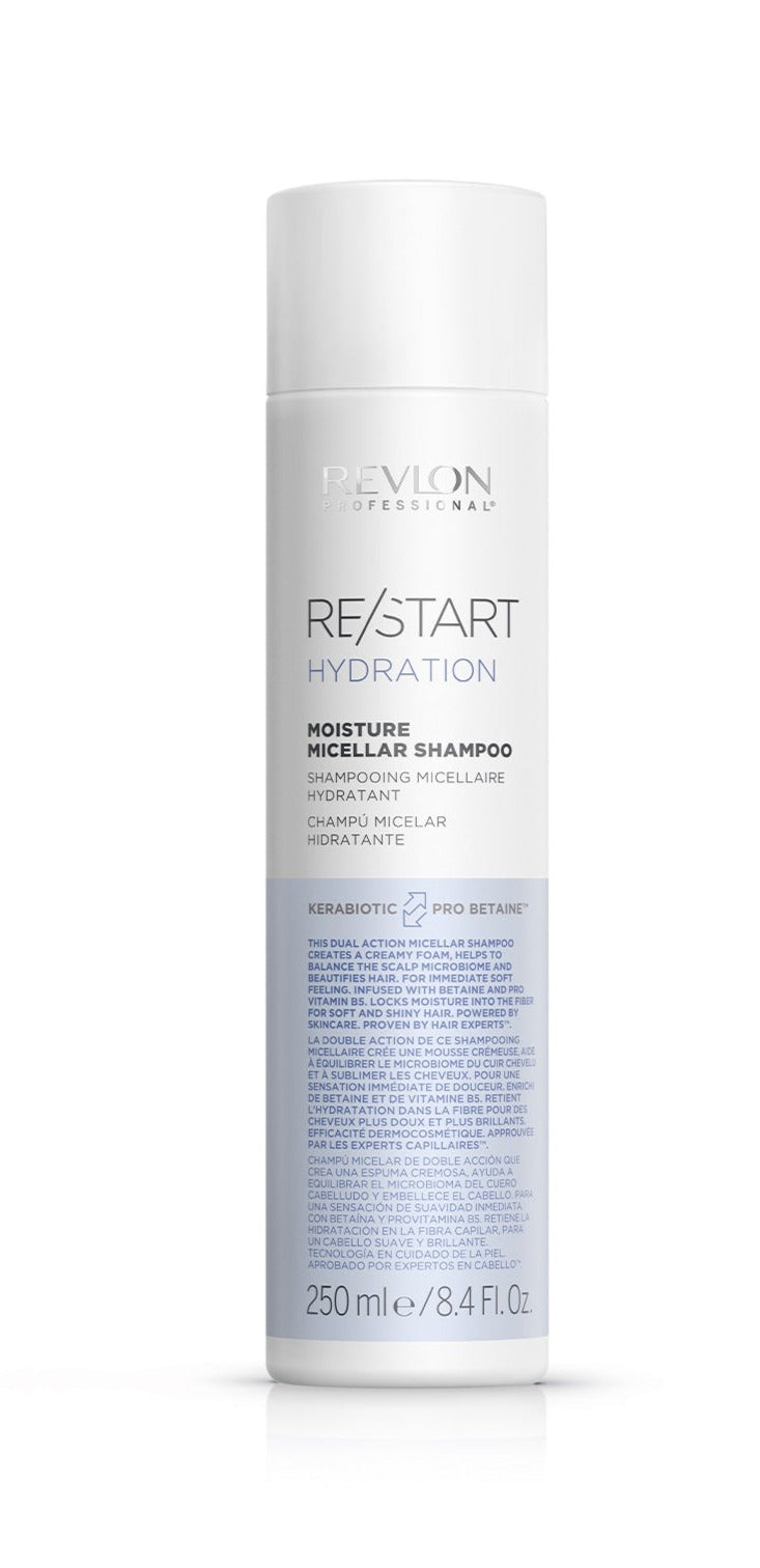 REVLON RE/START HYDRATION MOISTURE MICELLAR SHAMPOO 250ml - Salon Warehouse