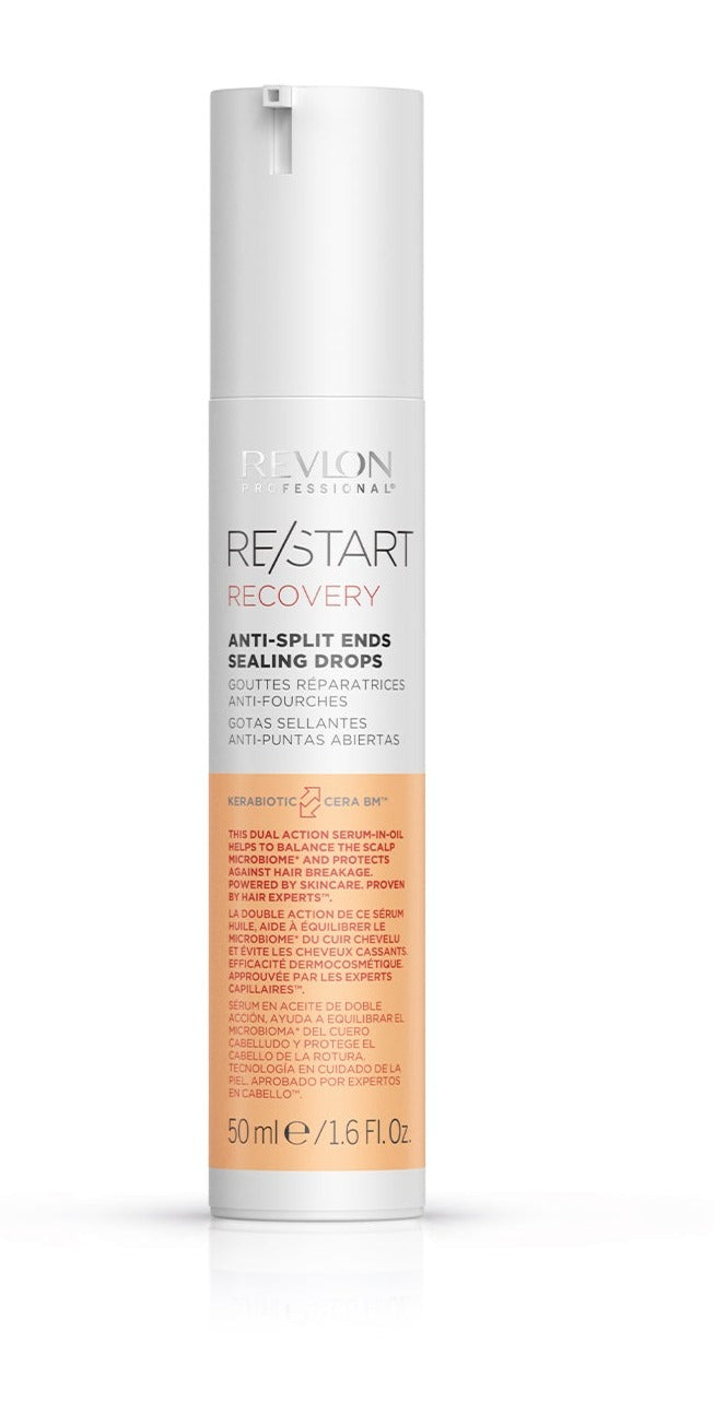 REVLON RE/START RECOVERY ANTI-SPLIT ENDS SEALING DROPS 50ml - Salon Warehouse