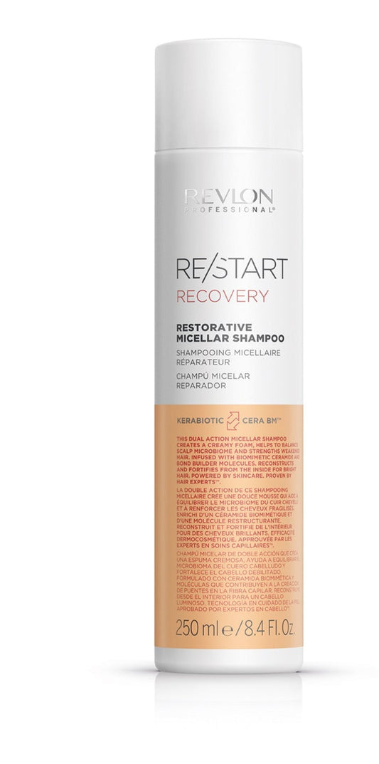 Revlon Re/Start Recovery Restorative Micellar Shampoo 250ml - Salon Warehouse