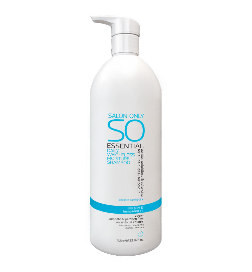 Salon Only SO Essential Shampoo 1000ml - Salon Warehouse